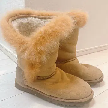 가격 인하 기간 한정 Rion 리온 무스탕 숏부츠 39