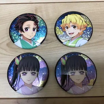 점프 페스타 귀멸의 칼날 랜덤 홀로그램 캔뱃지 탄지로 젠이츠 카나오