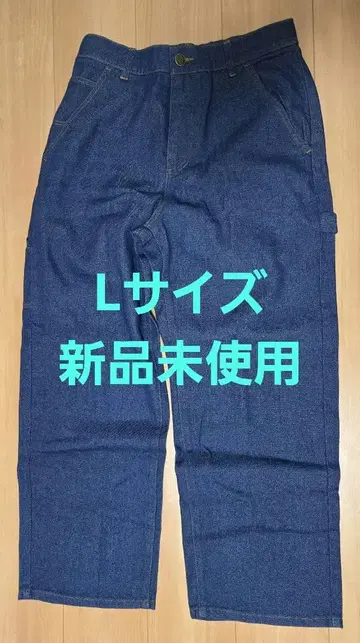 페인터 팬츠 인디고 L 사이즈 데님 데님 팬츠 G 팬츠 남성용