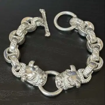 [ 수량 한정 ] 개 팔찌 빈티지 silver