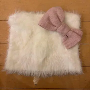 헬로키티 퍼 니트 모자