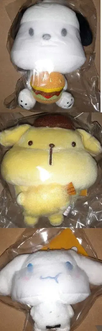 산리오 봉제 인형 3점