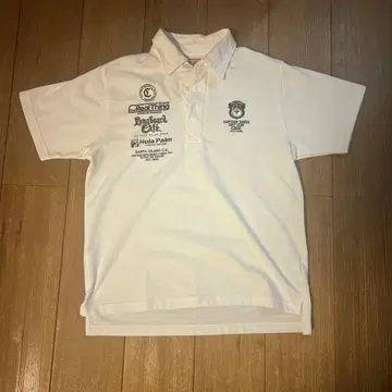 C&C 화이트 피케 셔츠 캡틴 산타