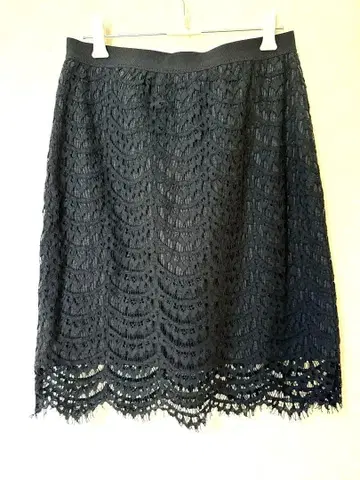 BIANCA EPoca 다크 그레이 레이스 스커트 38