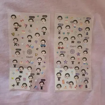 야마시타 토모히사 club9 스케줄 스티커 2종 세트
