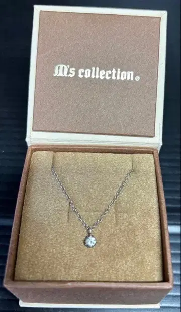 M'S COLLECTION 에무즈컬렉션 크리스탈 목걸이