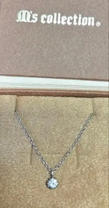 M'S COLLECTION 에무즈컬렉션 크리스탈 목걸이