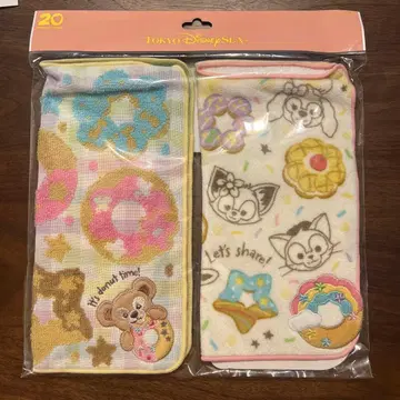 디즈니 더피앤프렌즈 필드 위드 조이 미니 타월 세트