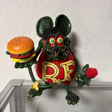 RF 래트 핑키 피규어 햄버거 장미 포함 아메리칸 잡화