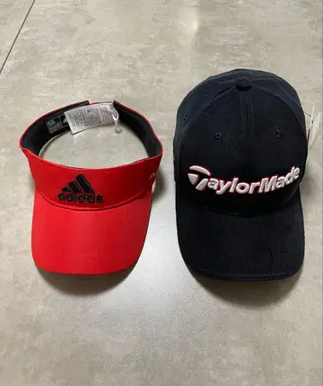 미사용 새상품 TaylorMade TP5 캡과 adidas 바이저 세트