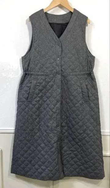 새상품급 keyuca 써모라이트 퀼팅 롱베스트