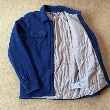 새상품급 파타고니아 인서레이티드 피오르드 플란넬 셔츠 네이비 S