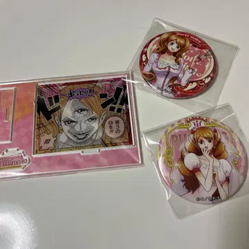 원피스 샬롯 푸딩 아크릴 스탠드 캔뱃지