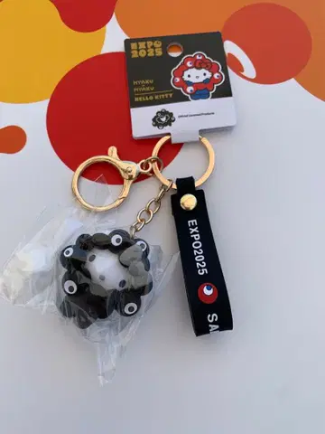 EXPO2025 블랙 헬로키티 키링 산리오