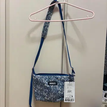 AIGLE 숄더백 플라워 무늬 택 포함 미사용품