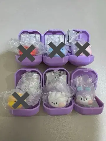 BTS BT21 푹신푹신 링 가챠