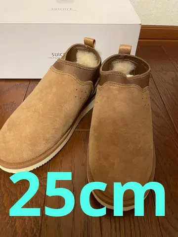 미사용 새상품 SUICOKE 무스탕 사보 7 브라운