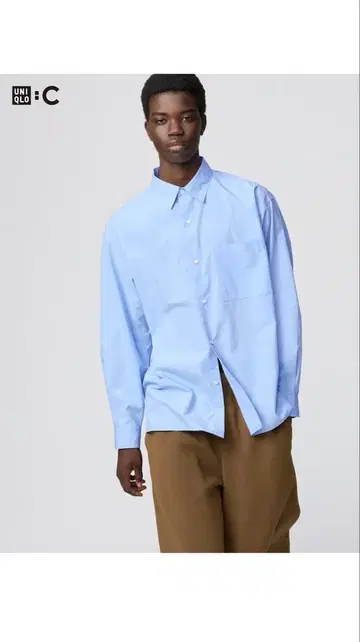 UNIQLO:C 브로드 오버사이즈 셔츠