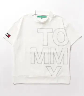 타미힐피거 골프 빅 로고 모크넥 분또 풀오버