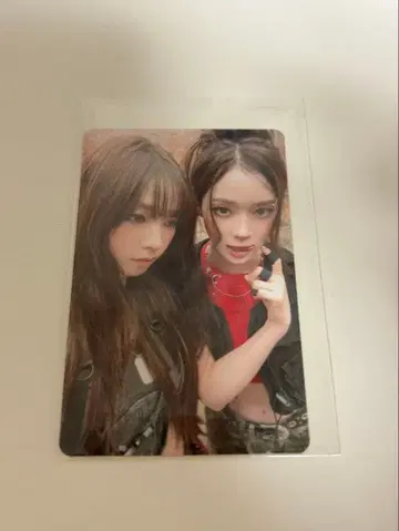 aespa dirty work 워너 혜택 유닛 트레이딩 카드