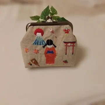 가마구치 파우치 손자수 설날