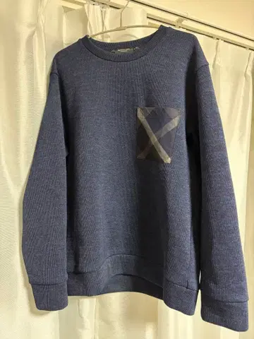 BLACK LABEL 네이비 트레이닝복 체크 포켓