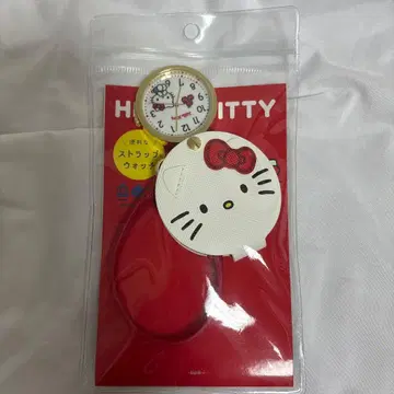산리오 헬로키티 페이스 다이컷 워치