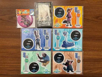 주토피아 해피 복권 아크릴 스탠드 캔 거울 멀티 케이스