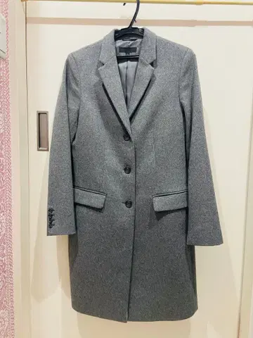 새상품급 UNIQLO 울 캐시미어 체스터 코트