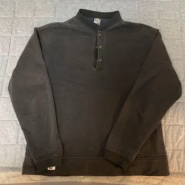 CHUMS 헨리넥 긴팔 티셔츠 다크 그레이