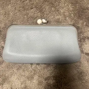 ear 파피요네 가죽 가마구치 장지갑