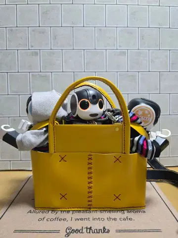 로보혼 외출 캐리 사이드 포켓 (머스타드)