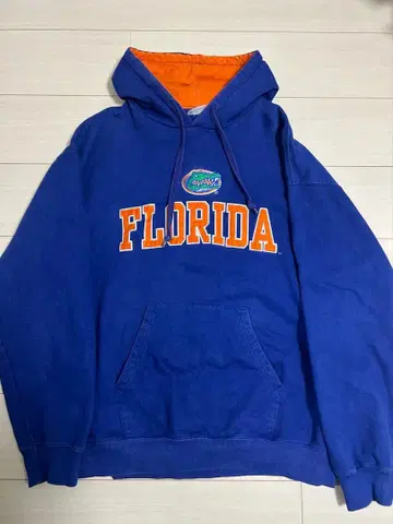 레어 플로리다 대학교 칼리지 자수 후드 맨투맨