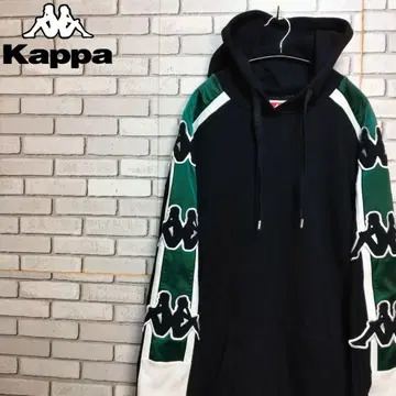 KAPPA 카파 후드티 자수 빅 로고 빅 실루엣!