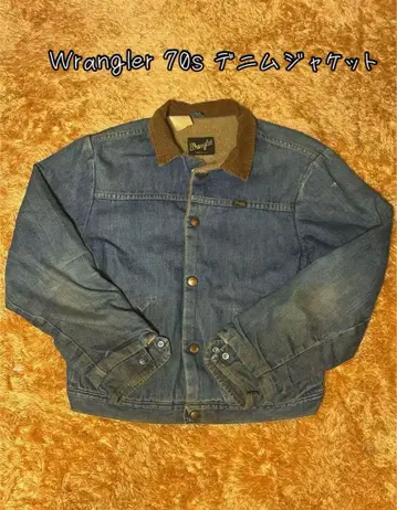 Wrangler 70s 데님 자켓 usa제 옷깃 코듀로이 보아 안감