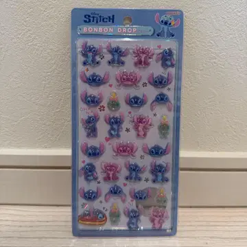 [ 24시간 이내 발송 ] 모자 꽁지 드롭 씰 스티치 디즈니 본드로