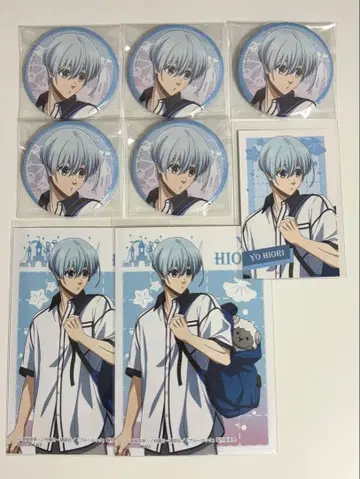 블루 록 테마파크 히오리 히츠지 캔뱃지 트레이딩 카드 브로마이드