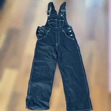 Ungrid 다크 데님 오버롤