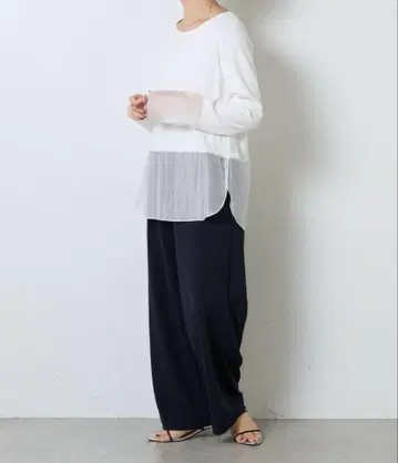 C.NOTE 밑단 시어 아론T 콜라주 개럴개런트 [ 새상품급! ]