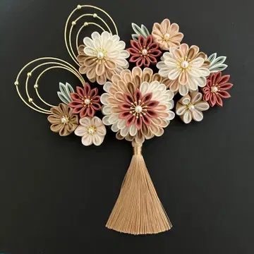 츠마미세이잔 머리 장식 성인식 졸업식 T210