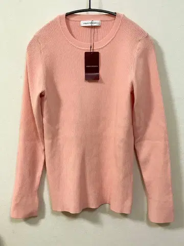 새상품 택 포함 어반 리서치 니트 크루넥 라이트 핑크 워셔블