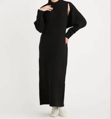 CELFORD 볼레로 가디건 세트 니트 원피스 BLK 36