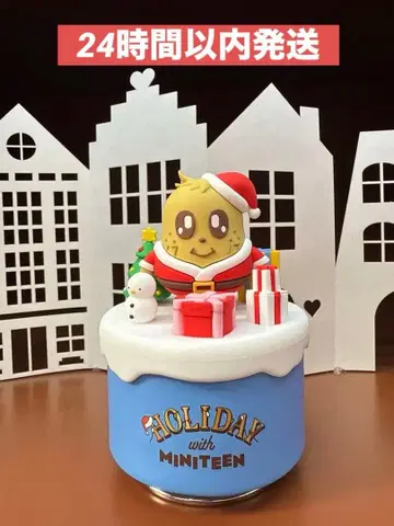 미니틴 피규어 오르골 스티커 김자 민규 홀리데이