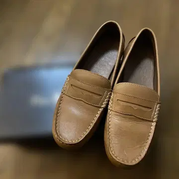 Polo 카멜 가죽 로퍼 (드라이빙 슈즈)