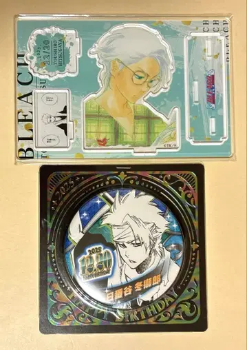 BLEACH 히츠가야 토시로 벌스데이 디오라마 피규어 & 캔 배지 점프샵