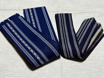 남성용 순수 실크 남성용 오비와 다테지메 2개 12/20-4