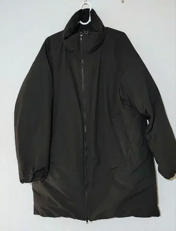 무인양품 발수 스탠드 카라 다운 코트 M 블랙