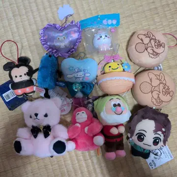 캐릭터 봉제 인형 세트