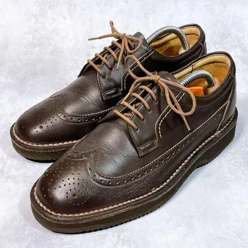 [리걸 워커] 605 (24.5) 윙 칩 가죽 경량 브라운