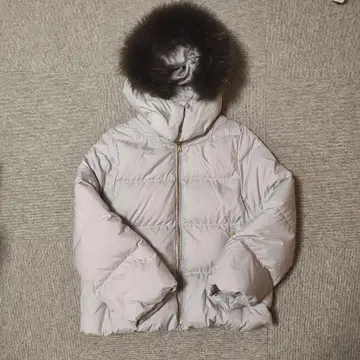 나노 유니버스 다운 자켓 사이즈 38 라이트 그레이